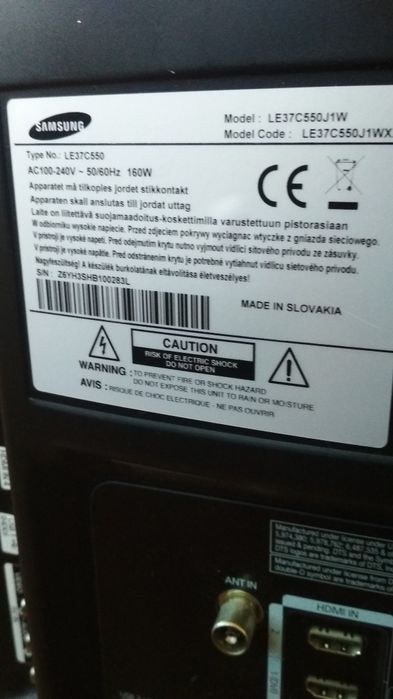 Продам два телевізора самсунг робочий стан виробник словакія
