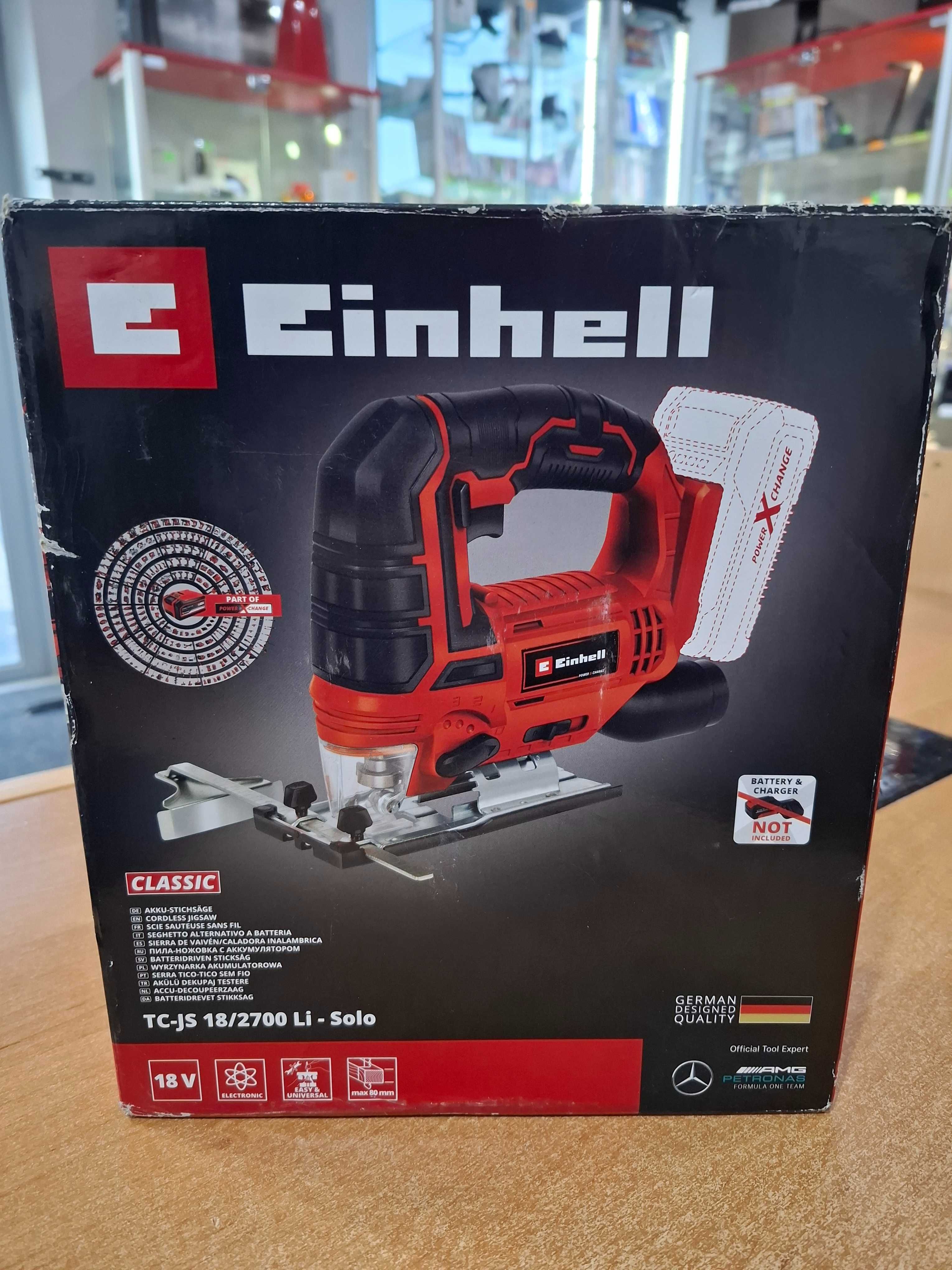Jak NOWA wyrzynarka akumulatorowa Einhell TC-JS 18/2700 Li pudełko