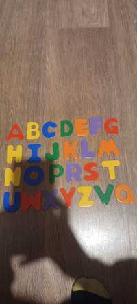 Magnesy alfabet na lodówkę
