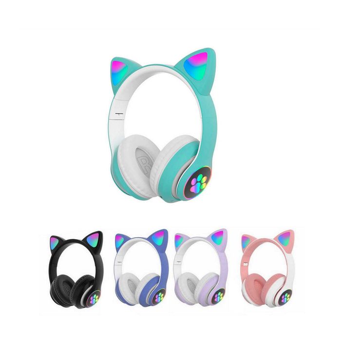 Безпровідні навушники з кошачими вушками, котячі вушка Cat STN-28