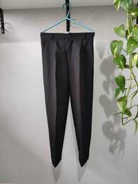 spodnie od garnituru garniturowe eleganckie czarne 134, na 9 lat