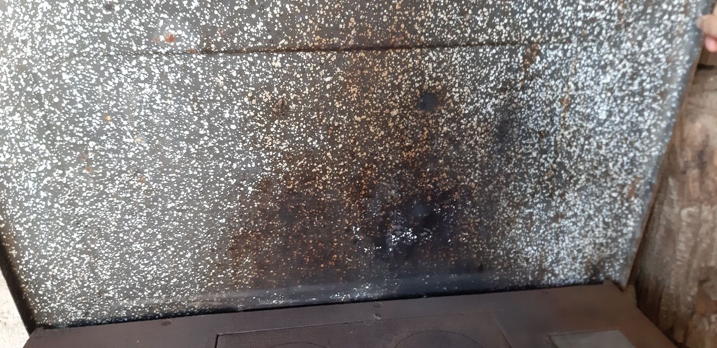 Fogão a lenha a funcionar bem