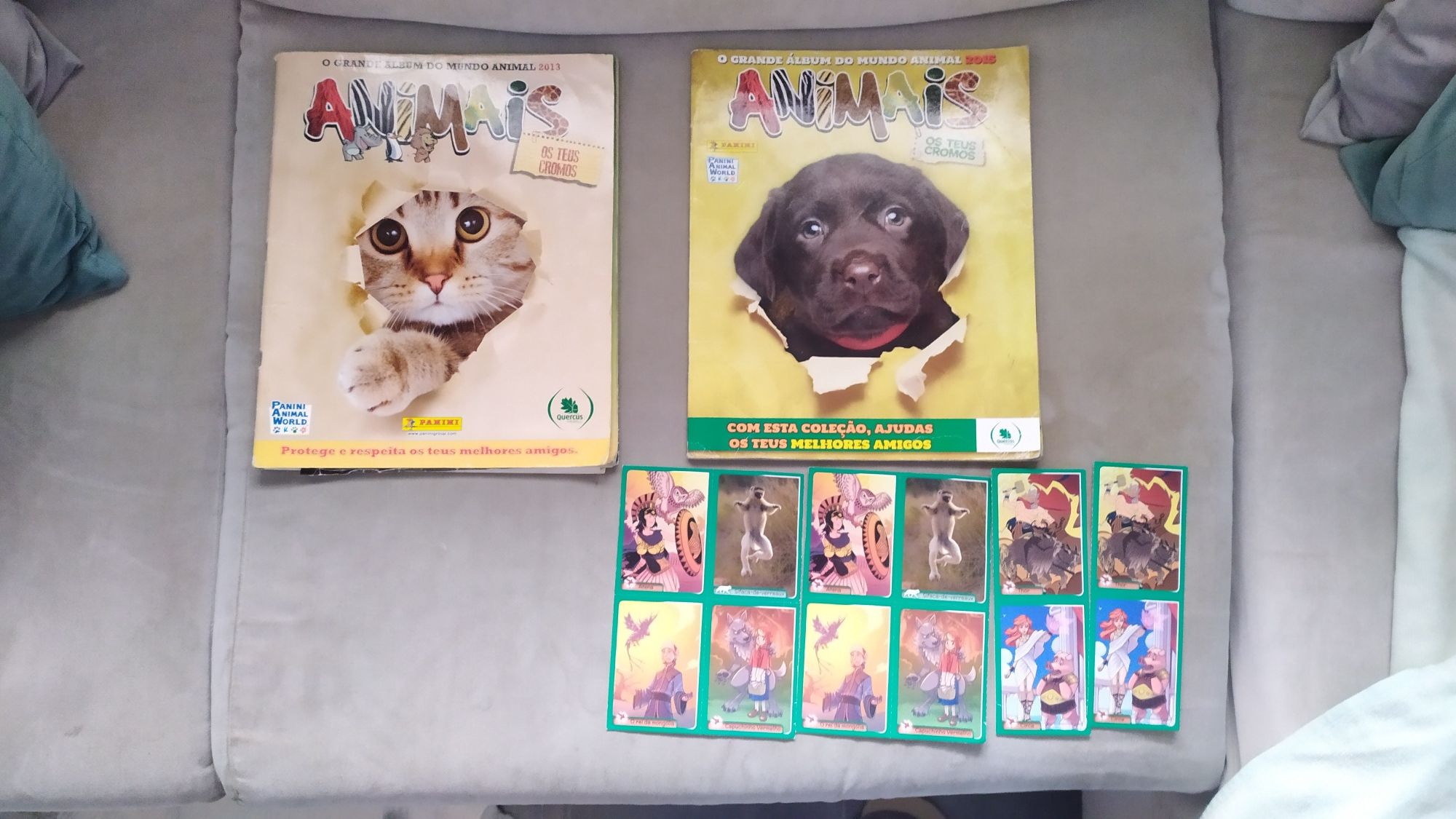 Coleções ANIMAIS o grande álbum do mundo animal 2013 e 2015