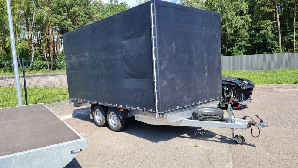 Новий причіп 5.1х2.1 вантажний оцинкований AL-KO, платформа KNOTT