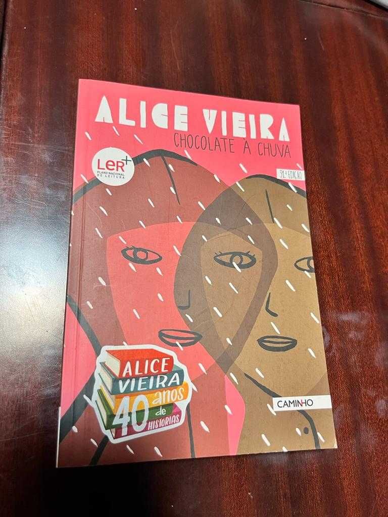 Livro Chocolate à chuva, Alice Vieira
