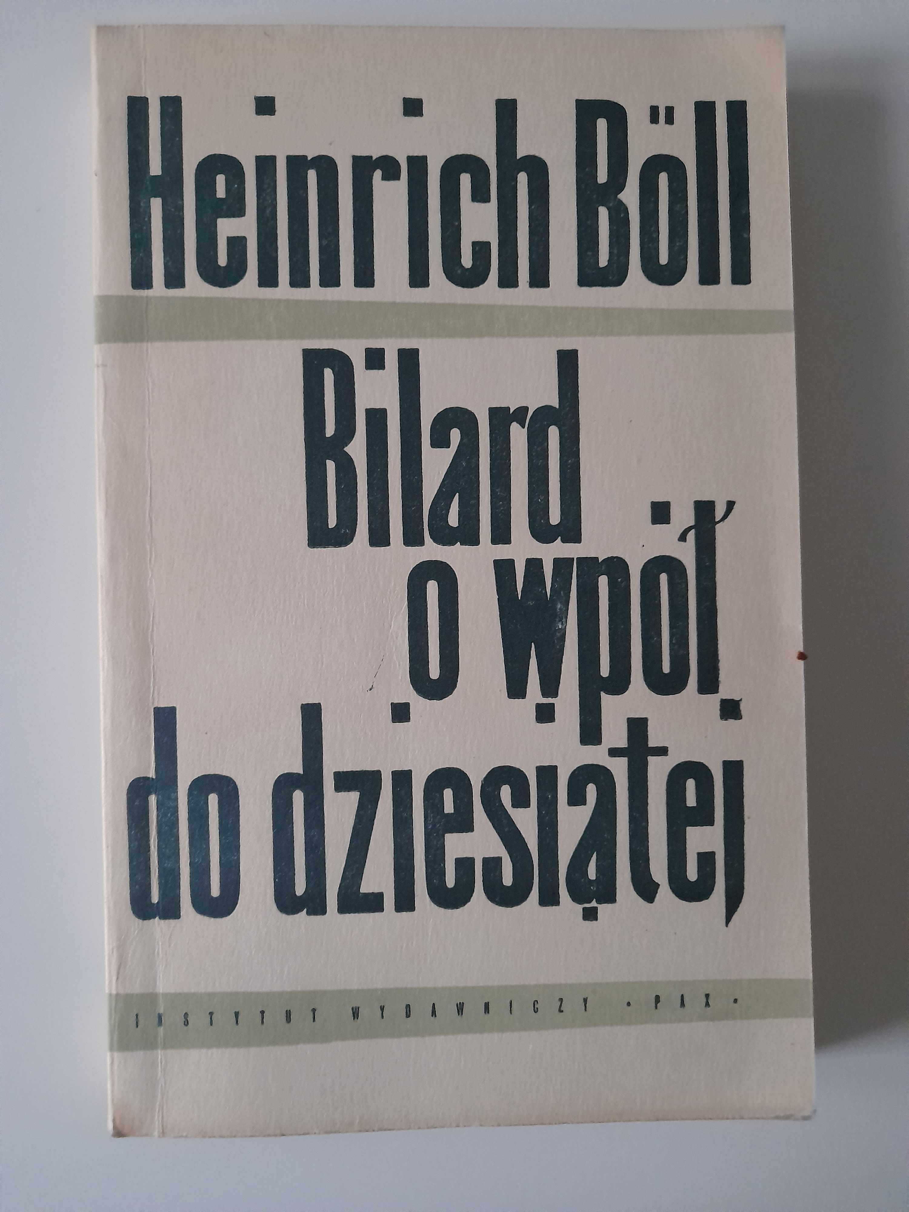 Bilard o wpół do dziesiątej Heinrich Boll