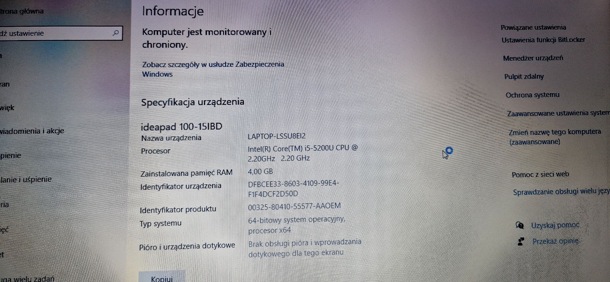 Sprzedam Laptop Lenovo