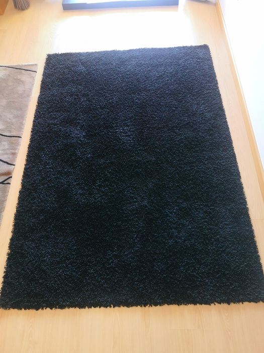 Carpete Tapete de cor Preta