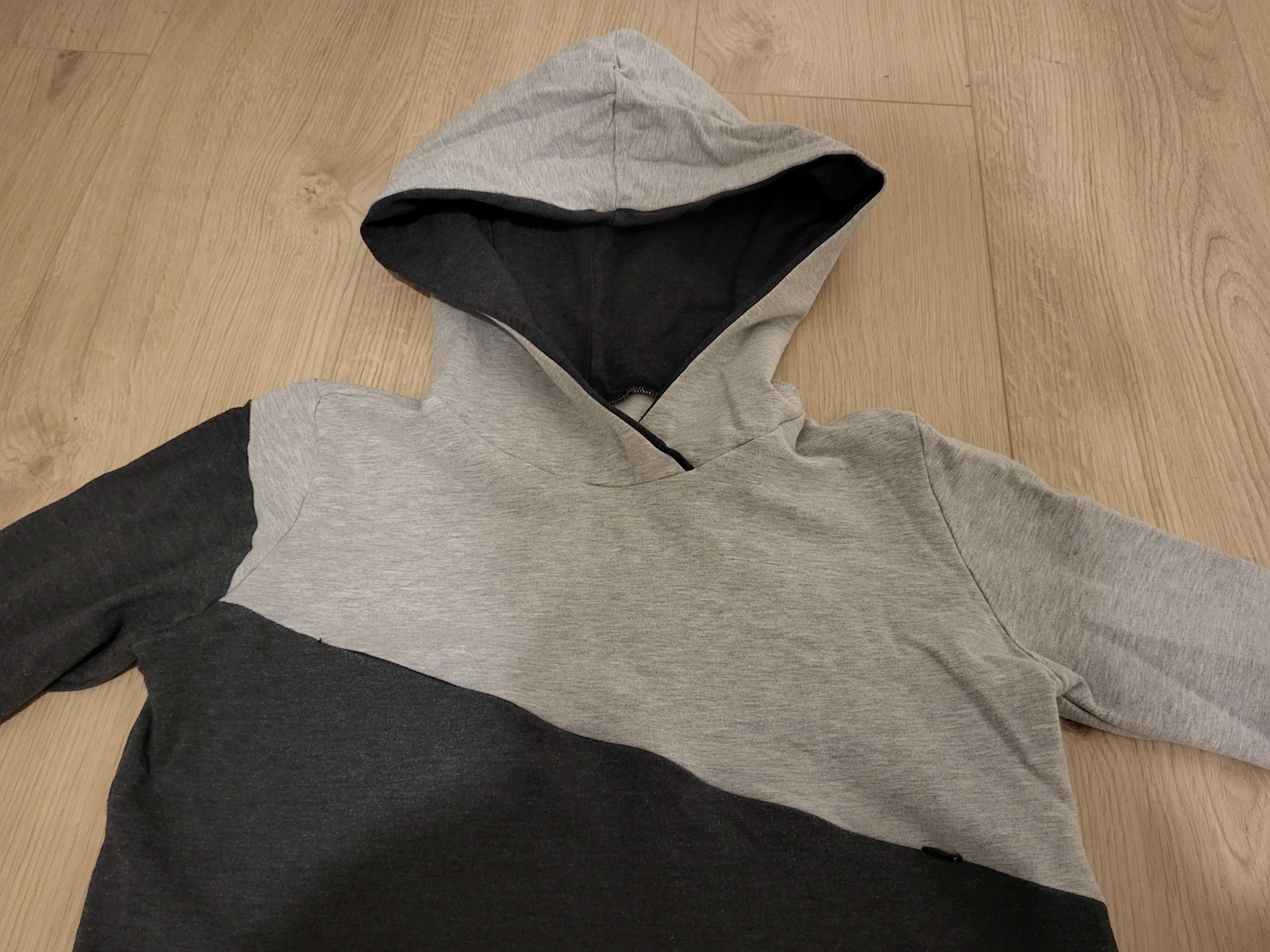 Bluza ciążowa i do karmienia r.38 M z kapturem i ukrytym zamkiem długa