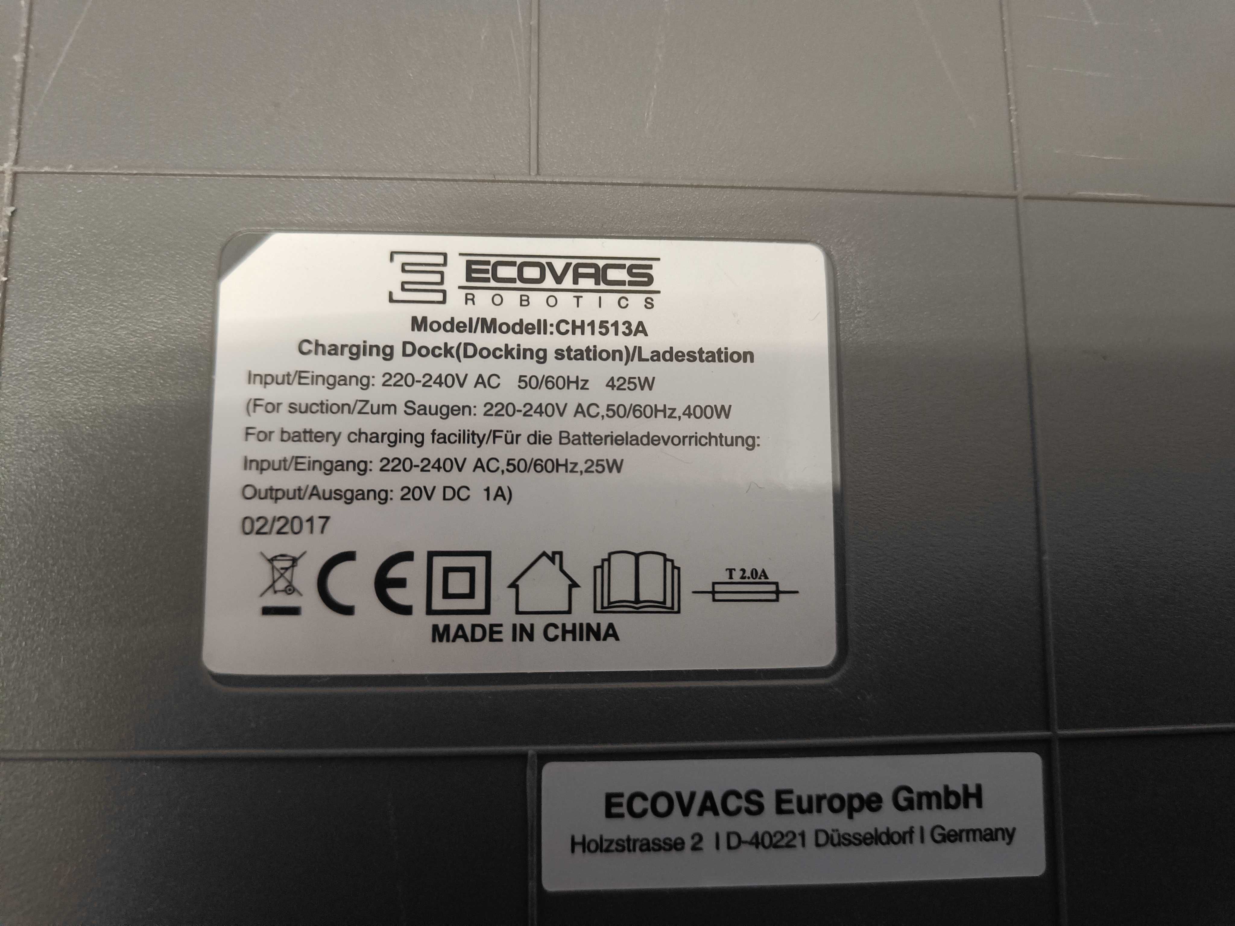 Stacja automatycznego opróżniania Deebot Ecovacs  CH1513A