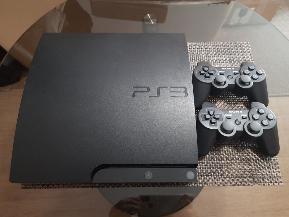 PS3 Slim 500gb +45 игр Gta 5, San Andreas/Mortal/Tekken/Fifa 19...