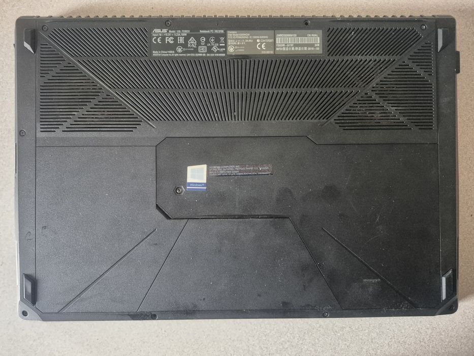 Laptop zestaw - Asus FX503v - i5/24GB/GTX 1060/SSD/M.2