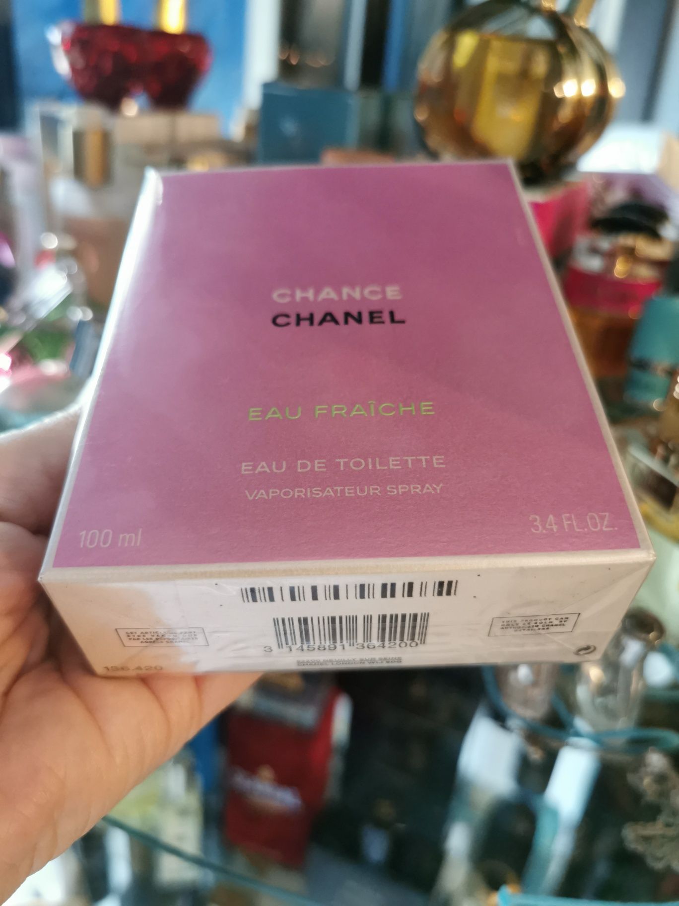 Chance Chanel eau de fraiche eau de toilette 100ml ze strefy bezcłowej