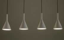 Lampa wisząca Lucide Gipsy 4x biała czarna