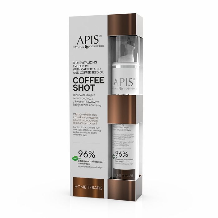 APIS biorewitalizujące serum pod oczy z kwasem kawowym  10ml