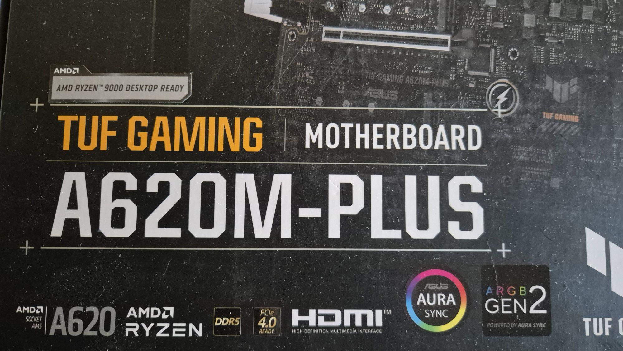Материнська плата ASUS A620M-PLUS TUF GAMING motherboard AMD RYZEN