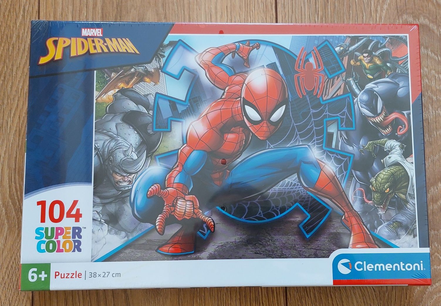 Puzzle 4 zestawy Spiderman, Bing, Bob budowniczy