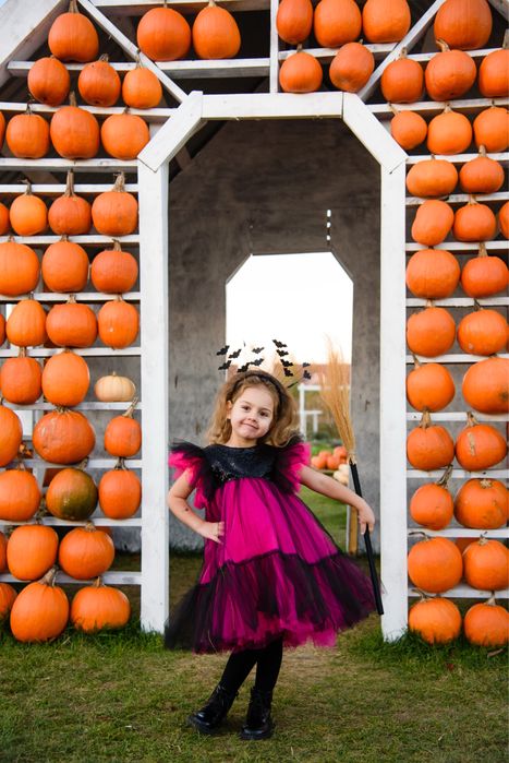 Сукня відьмочки 98 - 104 см 3 - 4 роки