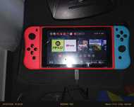 Nintendo switch com vários acessórios, 2 jogos e muitas mais