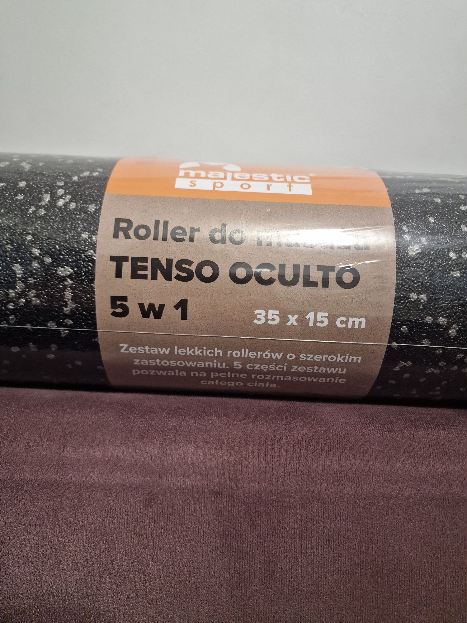 Roller do masażu nowy Majectic Sport wałek lacrosse duoball Stożek jeż