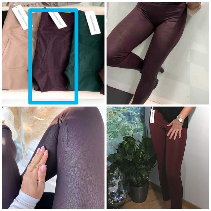 Spodnie legginsy hit kolor