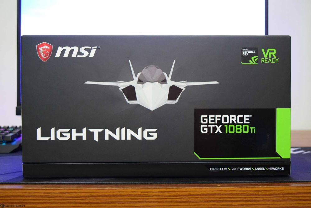 Karta Graficzna MSI GeForce GTX 1080 Ti Lightning Z OC 11 GB Komplet