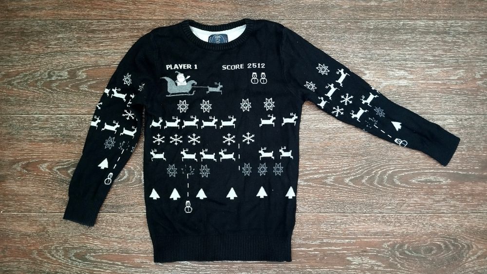 Новорічний светр Next на хлопчика 7-8 роквв