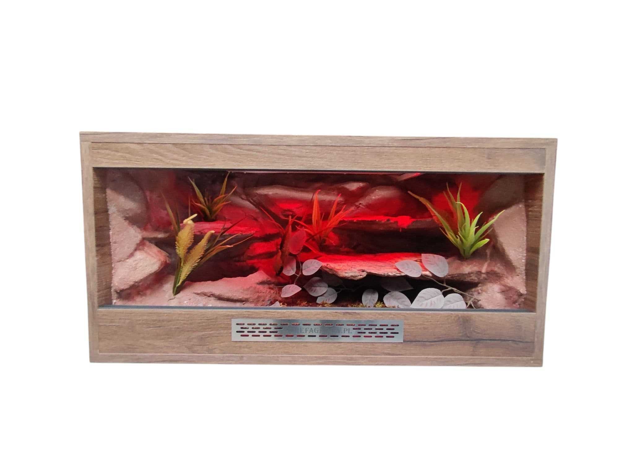Terrarium tropikalne nr718 80/40/40 dla węża boa pyton DOSTĘPNE