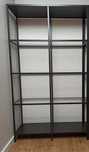 Regał IKEA 100*175 cm VITTSJÖ metalowy czarny 100x175 cm