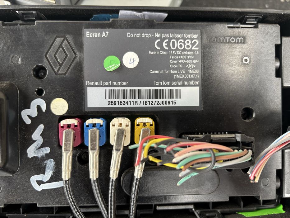 Радіо Renault Megane 3 комплект аудіо системи TomTom