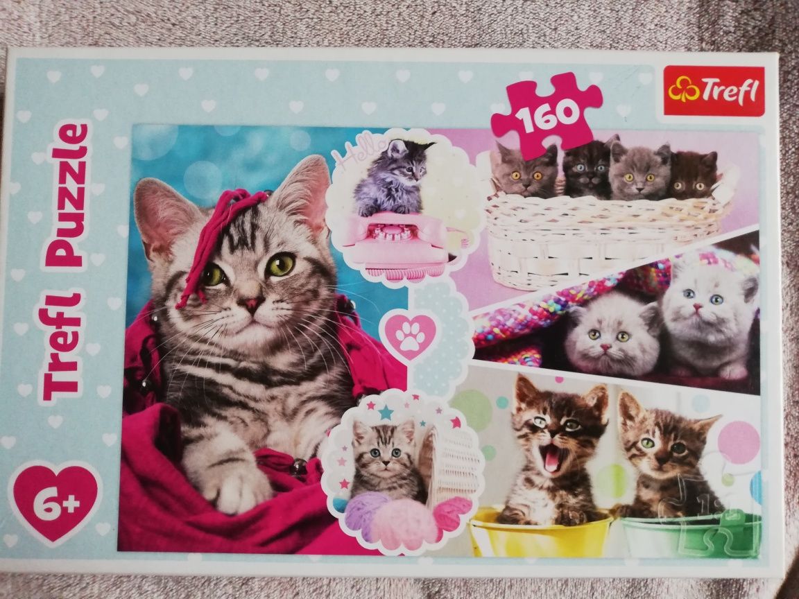 Puzzle kotki 6 lat