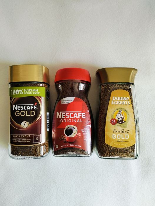 Розчина Douwe Egberts Excellent Gold 200g, Nescafe Gold, Cappuccino