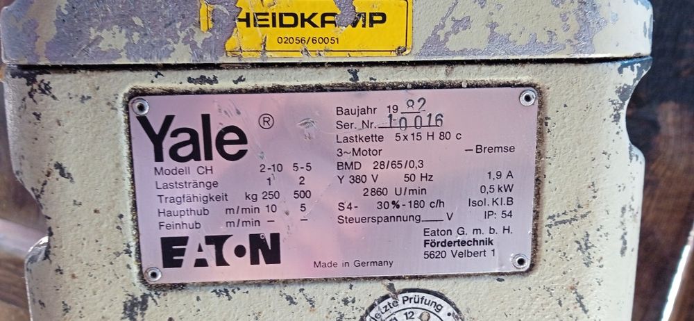 Wyciągarka elektryczna firmy Yale