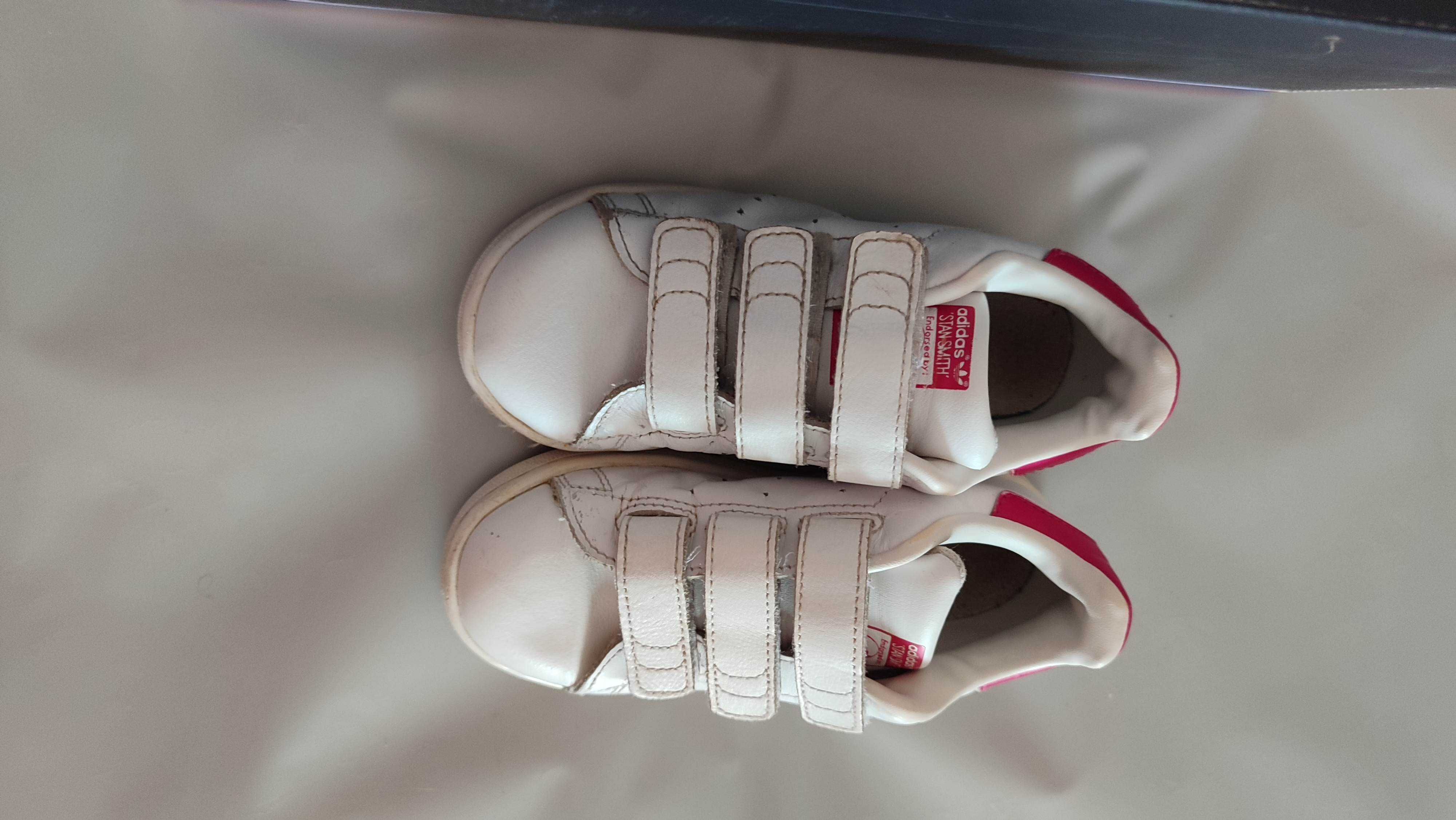 Дитячі кросівки Adidas stan smith з натуральної шкіри