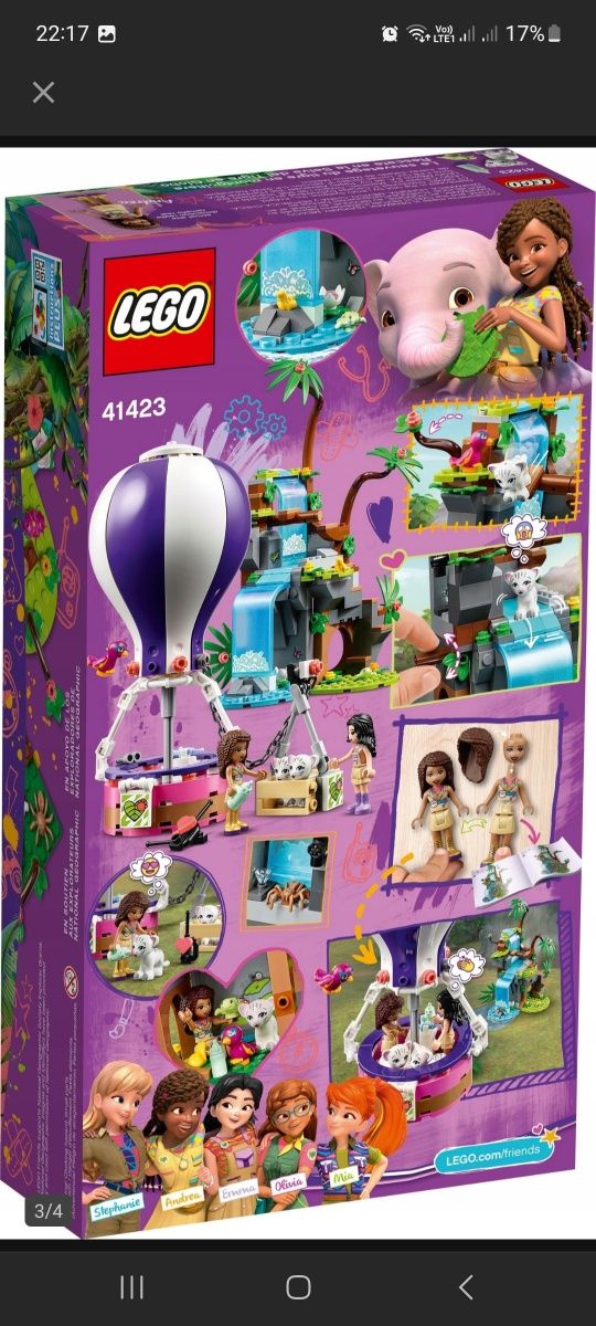 LEGO FRIENDS 41423 Balonem na ratunek tygrysowi

Balonem na ratunek ty