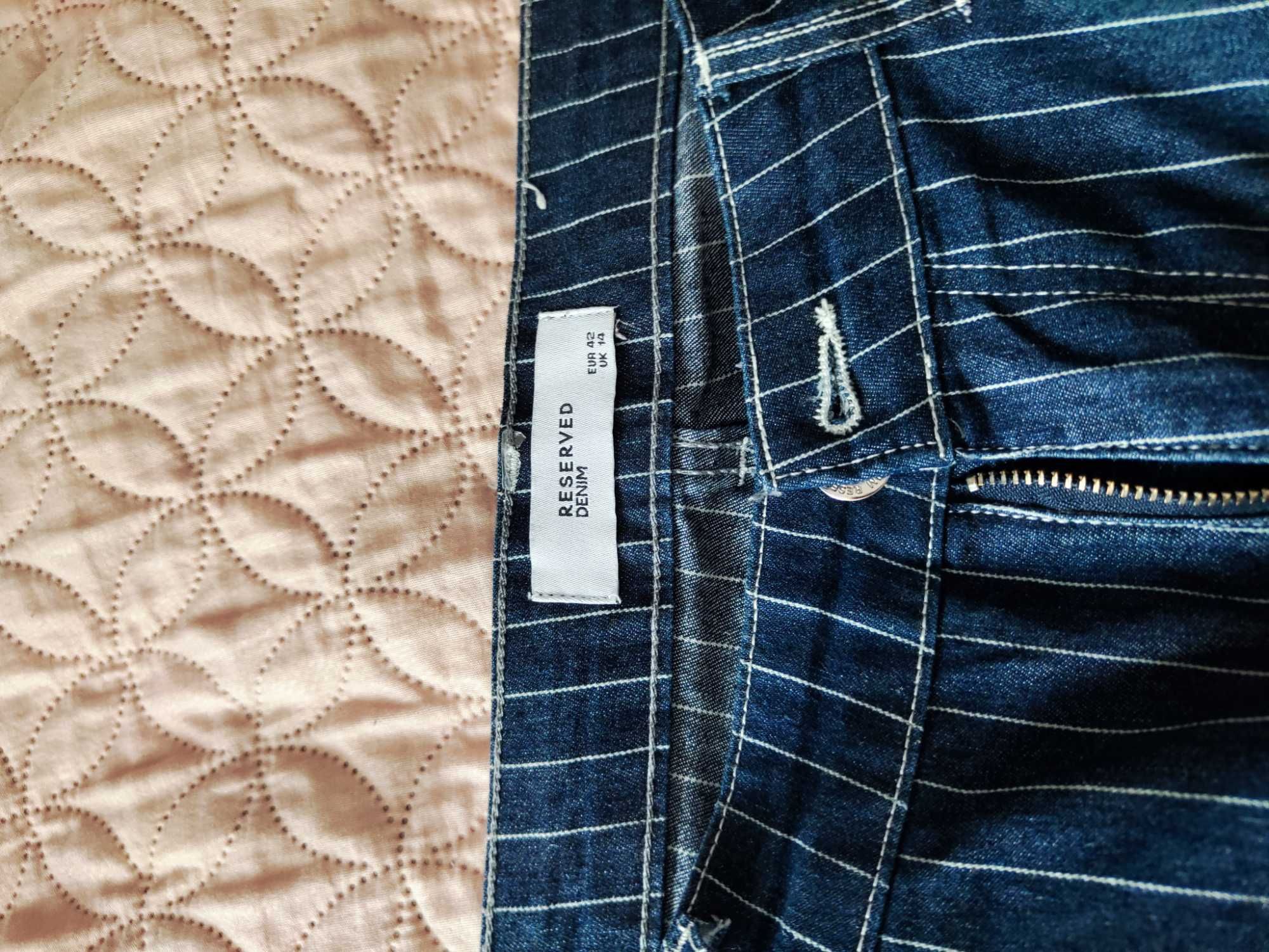 Sprzedam jeansy w paski Reserved