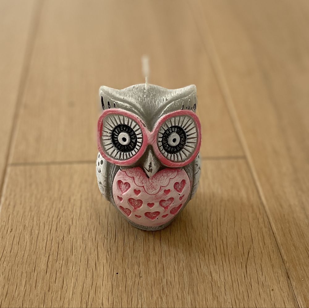 Świeca dekoracyjna Sowa 10cm Bartek Candles