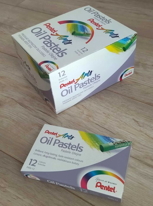 Pastele olejne Pentel 12 szt NOWE