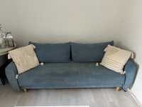 Sofa Kanapa rozkladana niebieska agata meble
