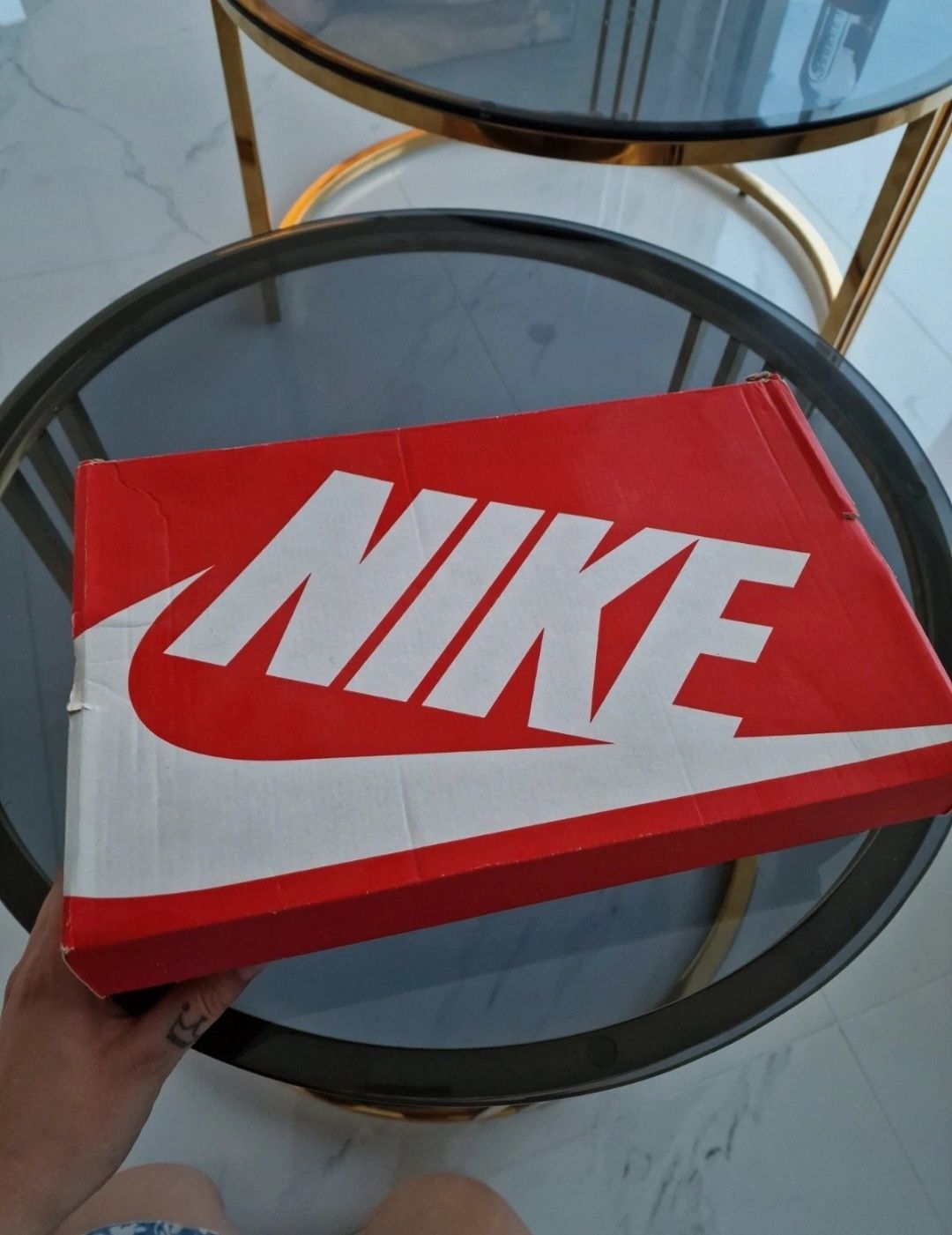 Sneakersy nike air max tavas GS czerwone 40
