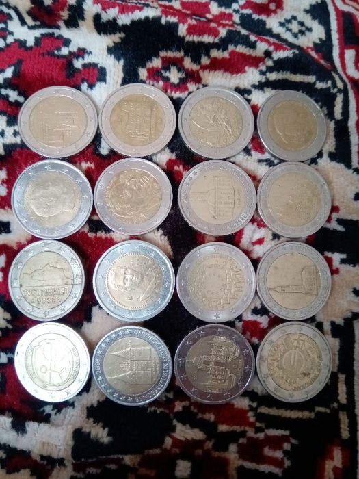 Монеты 2 евро колекционные 170 грн-1 шт