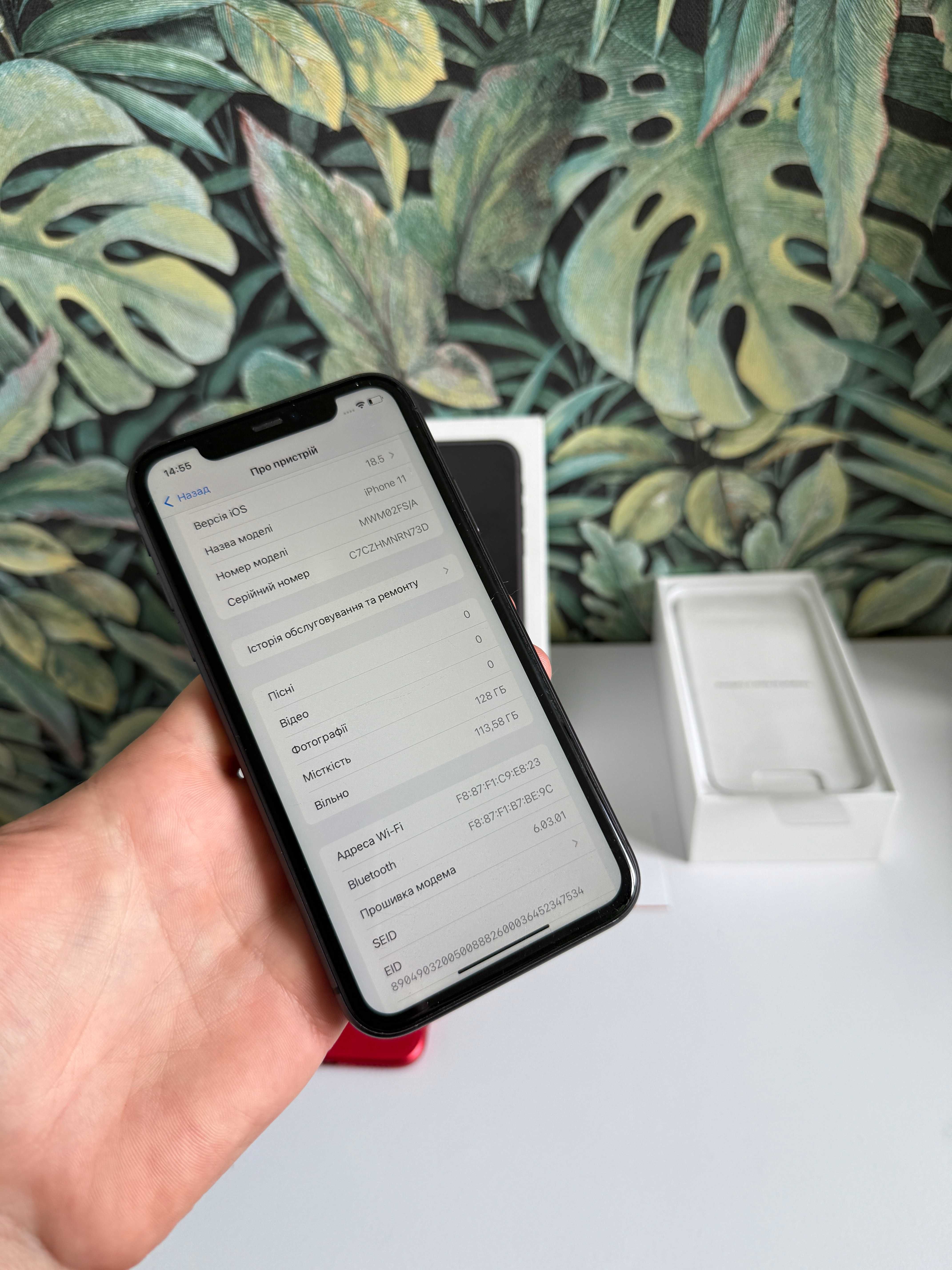 iPhone 11 128Gb Neverlock Повний комплек 100%ак TRADEIN Айфон 11 128гб