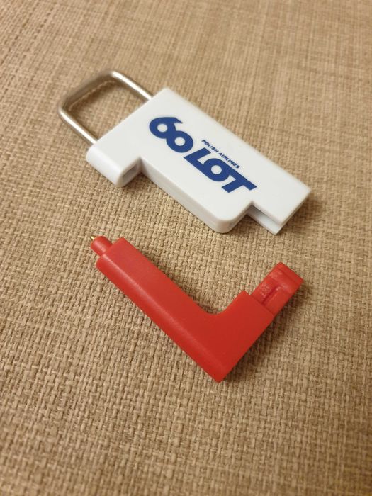 Brelok LOT, 60 Lot, polish airlines, PRL