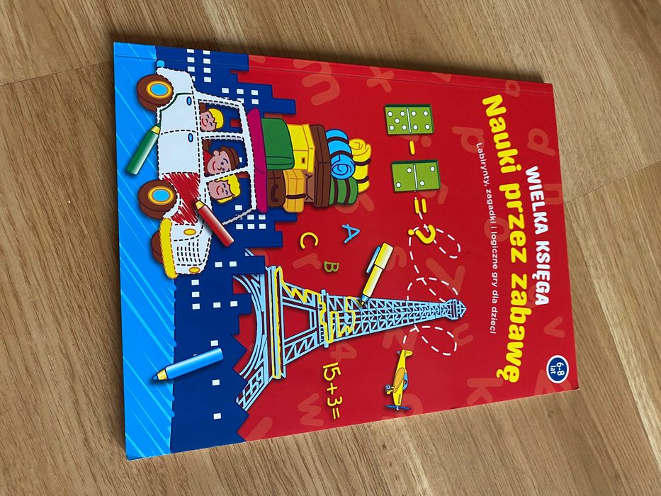 Książka z zadaniami logicznymi dla dzieci 6-8 lat