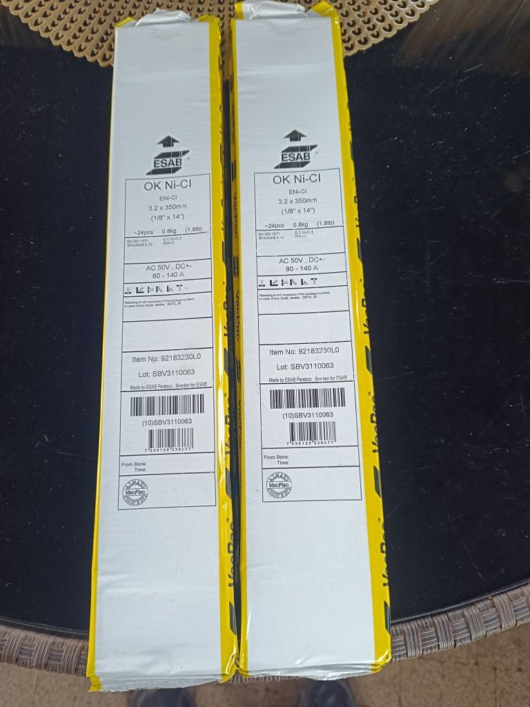 Elektrody do żeliwa OK Ni-CI 3,2x 350mm