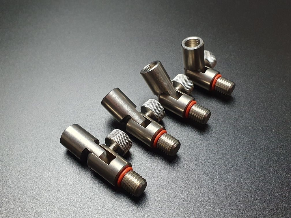 3 x adapter kątowy złączka kątowa do podpórki sygnalizatora karpiowa