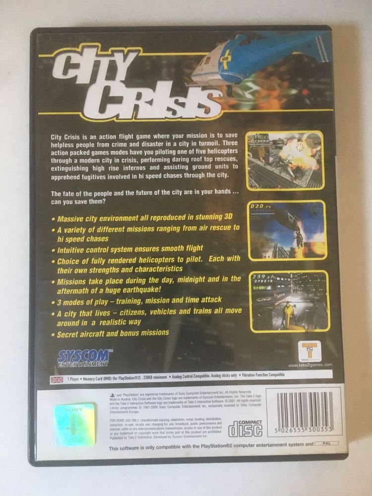 PS2 - City Crisis