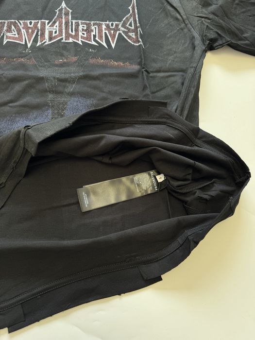 футболка Balenciaga Paris Moon reversible Tee M L