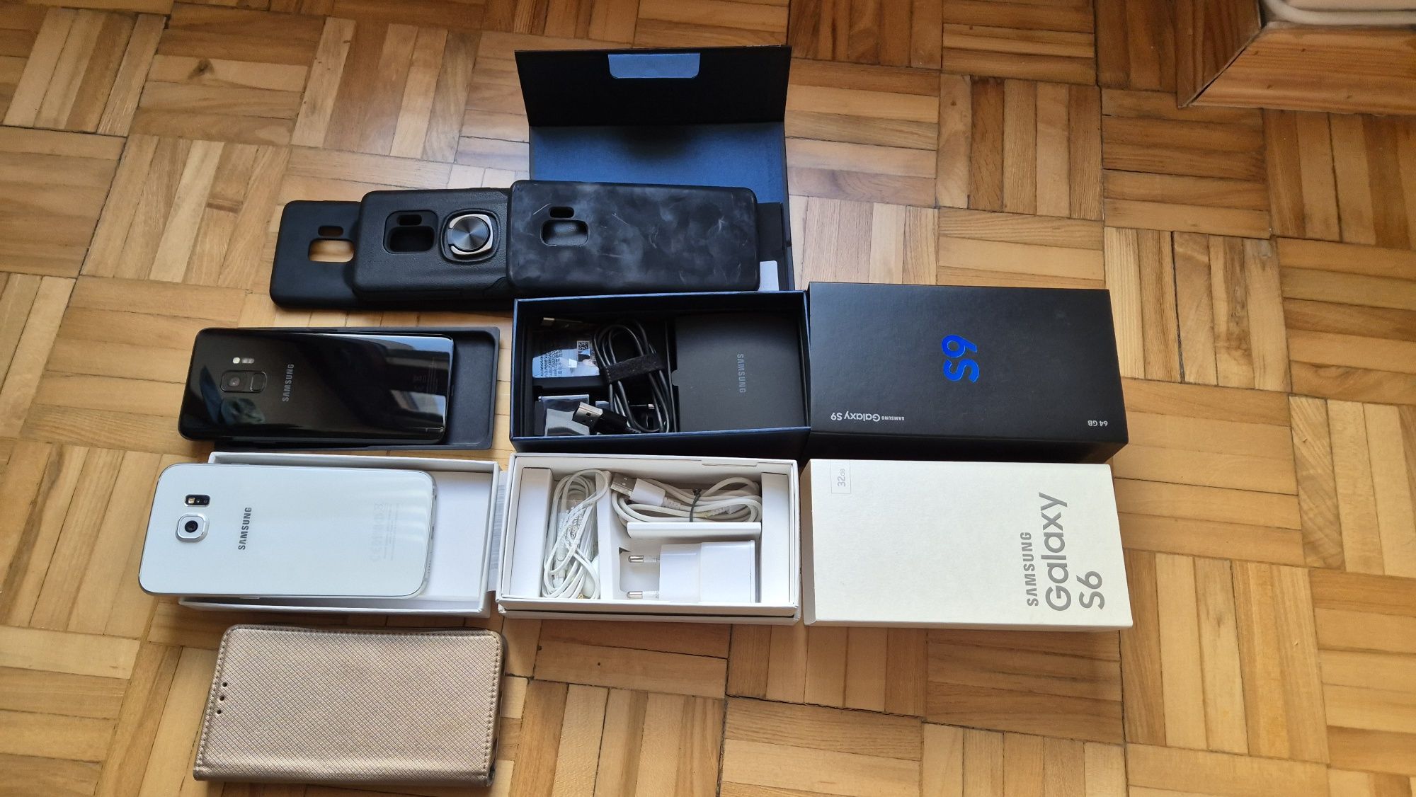 Samsung Galaxy S 6 i S 9 stan idealny