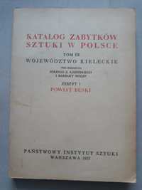 KATALOG zabytków  sztuki w Polsce woj. Kieleckie powiat Buski ŁOZIŃSKI